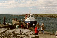 Boot am Pier