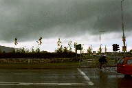 Blauer Streif am Horizont