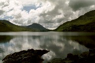 Berg mit See