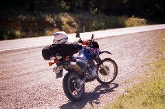 beladenes Moped