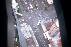 Glasboden im Fernsehturm Auckland