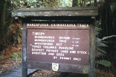 Wanderwegschild